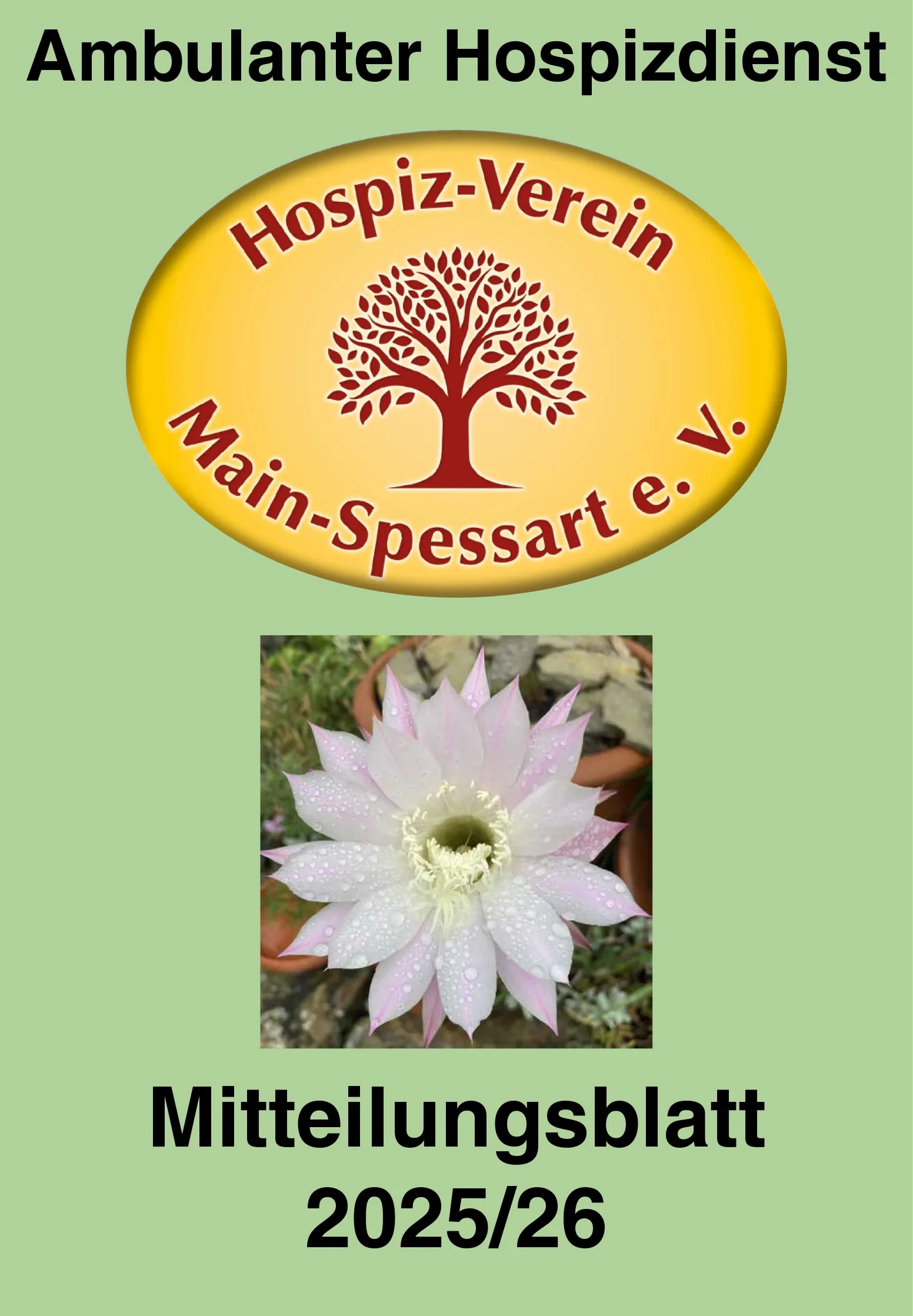 Titelblatt Mitteilungsblatt 2025/26